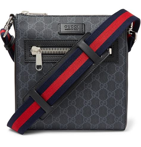 black gucci messenger bag small|gucci crossbody messenger bag black.